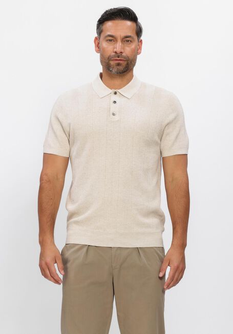 Ecru PROFUOMO Polo POLO SS COTTON LINEN - large