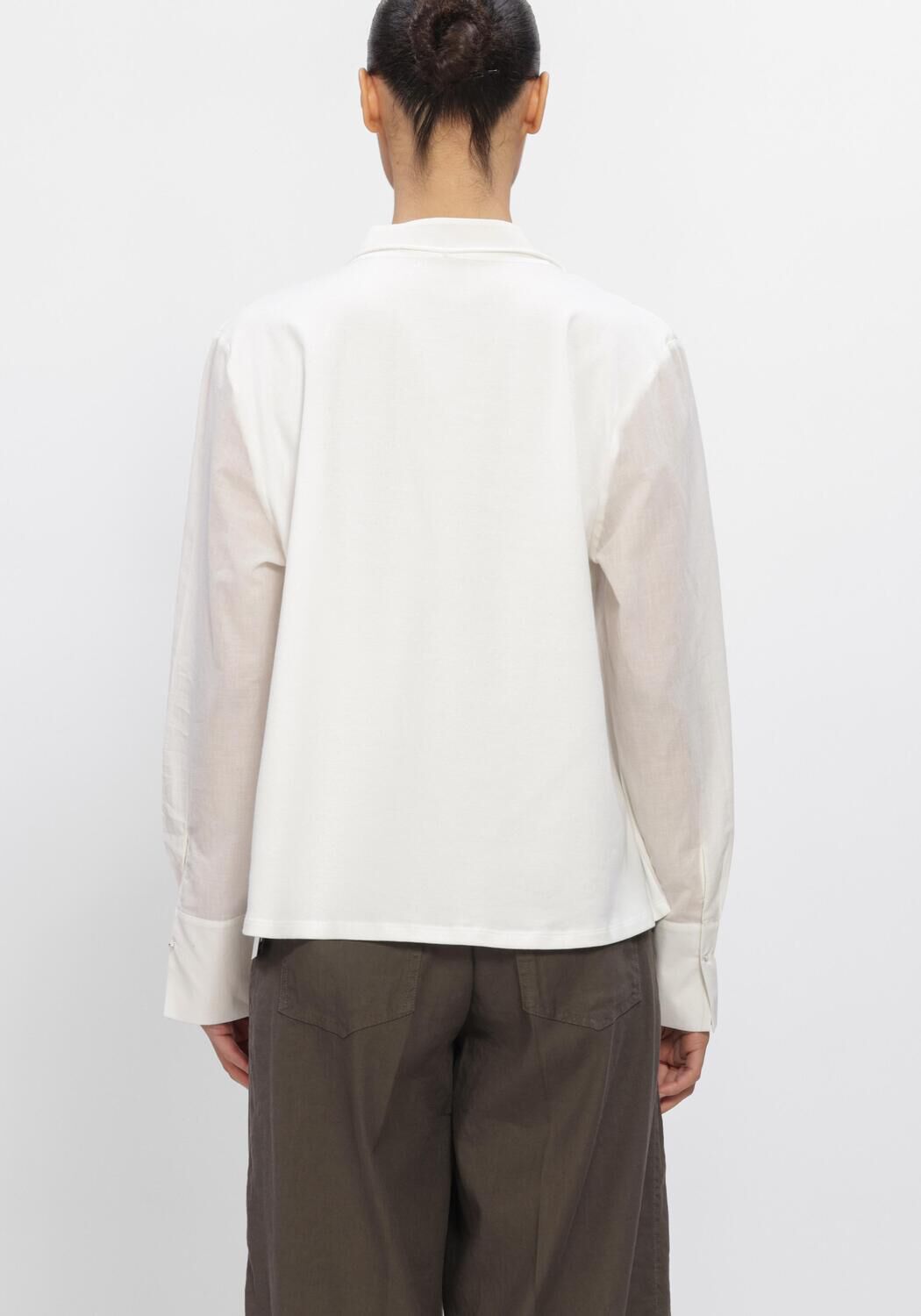 Witte MARC CAIN COLLECTION Blouses AC 55.07 J58 - large