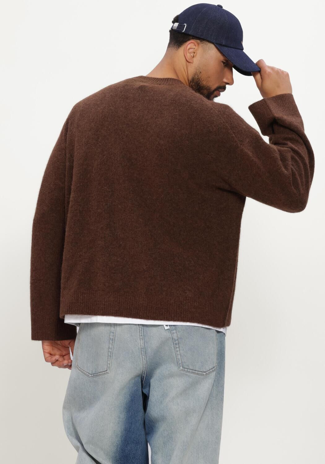 Bruine REPRESENT Trui LOGO SWEATER - large