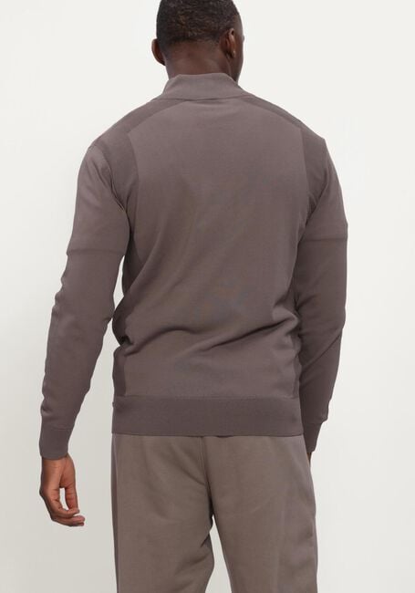 Taupe GENTI Truien/vesten TURTLE ZIP LS - large