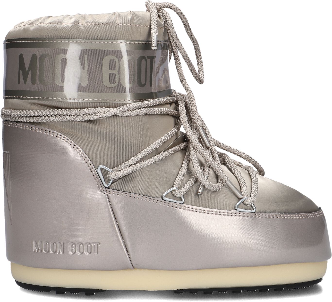 Moon Boot Snowboots Dames Icon Low Glance, Maat: 39/41, Materiaal: Textiel, Kleur: Taupe