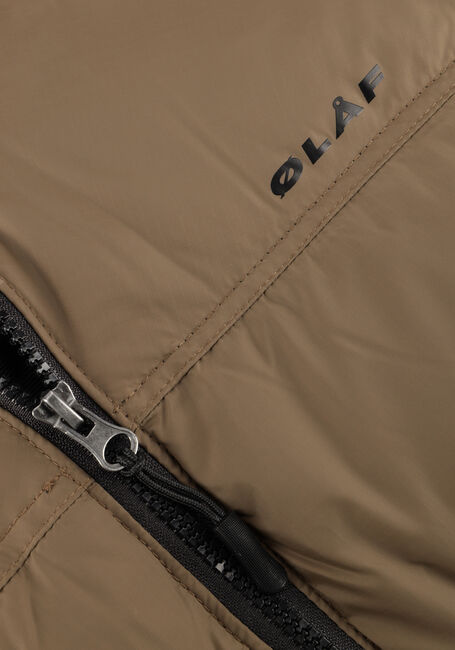 Khaki OLAF HUSSEIN Gewatteerde jas PUFFER JACKET - large