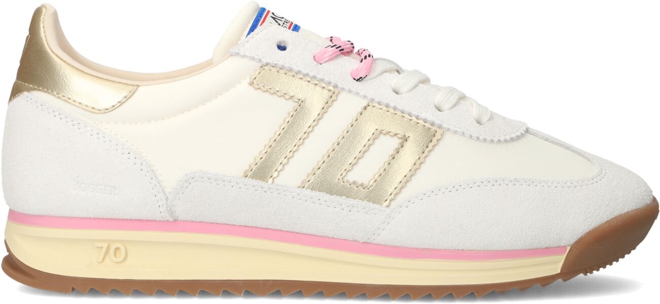 Back70 Lage Sneakers Dames Jogger, Maat: 40, Materiaal: Textiel, Kleur: Wit afbeelding 1
