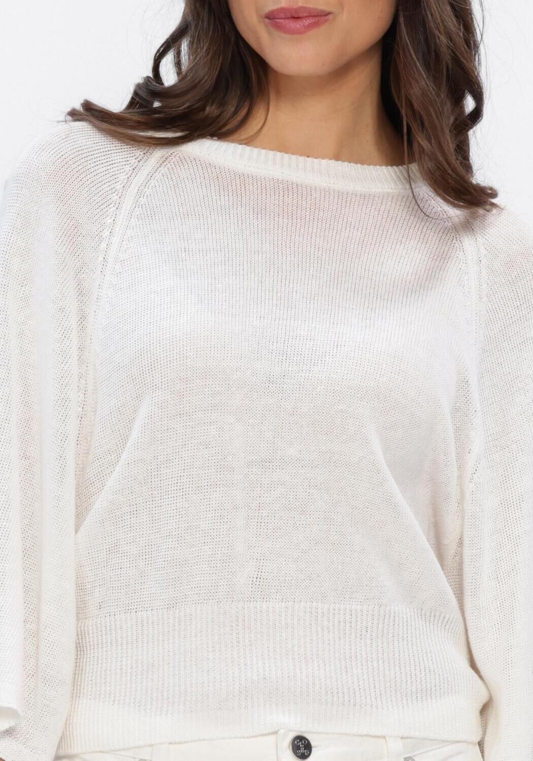 Gebroken wit STUDIO AR Trui MARISOL LINNEN KNIT - large