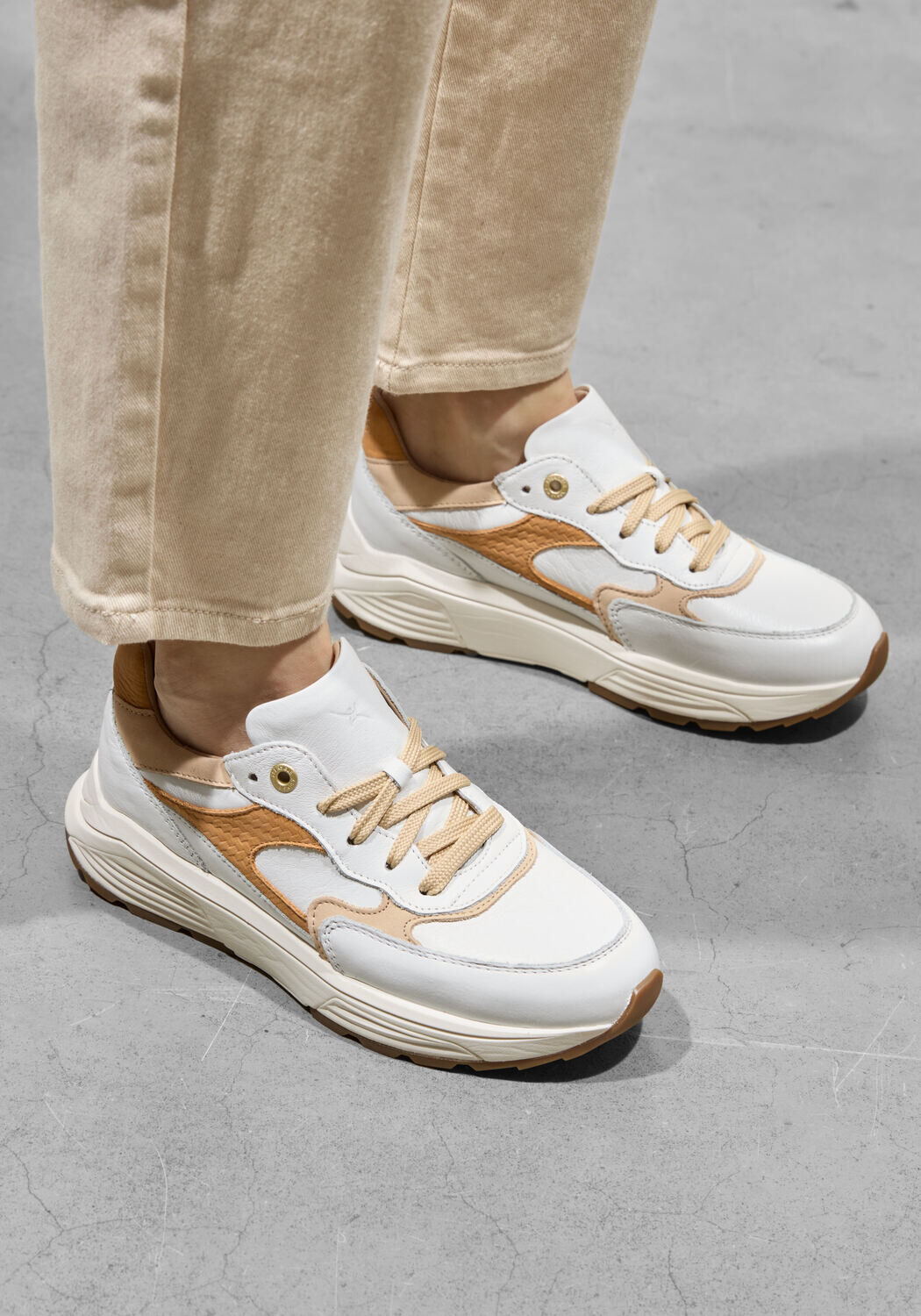 Camel XSENSIBLE Lage sneakers PONTE VECCHIO - large