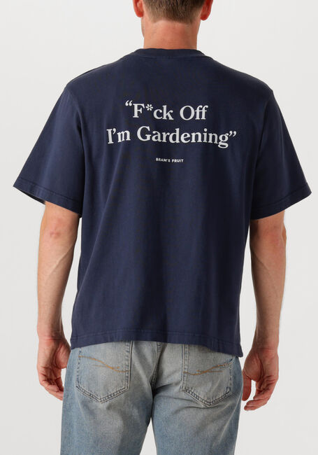 Donkerblauwe BRAM'S FRUIT T-shirt F*CK OFF TSHIRT - large