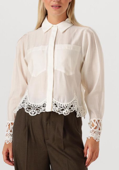 Gebroken wit COPENHAGEN MUSE Blouses CMMOLLY-SHIRT - large