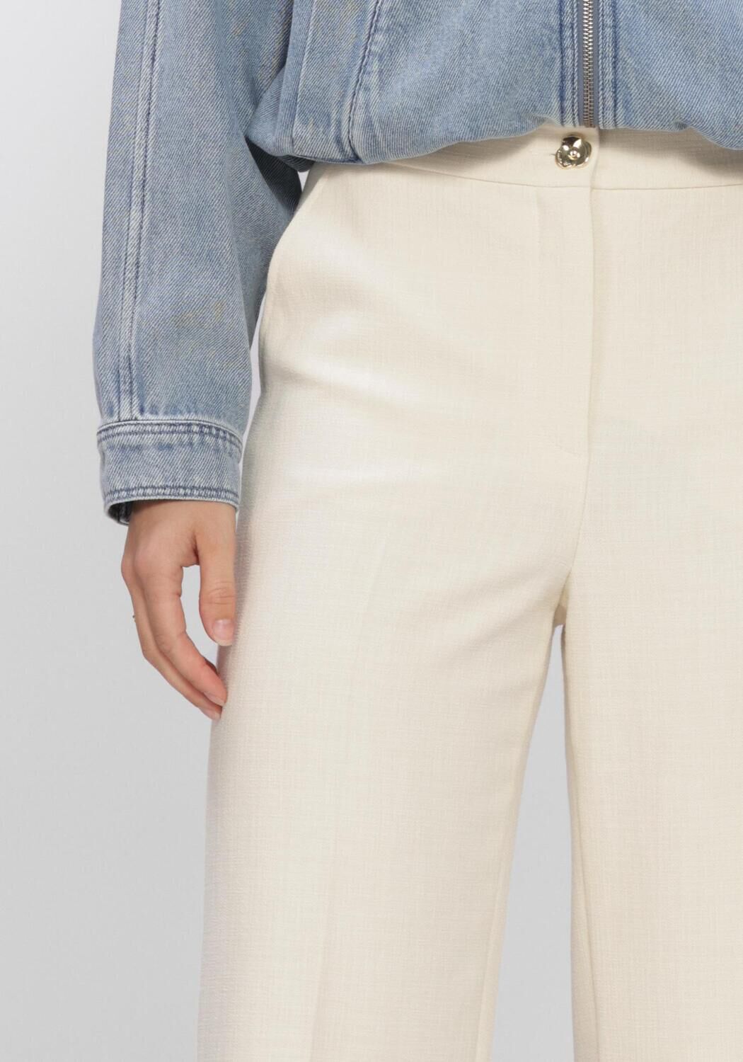 Gebroken wit CAROLINE BISS Broeken 1531 - large