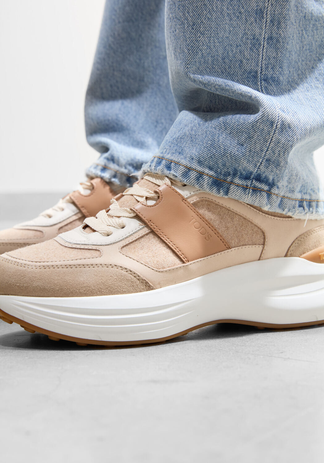 Beige TOD'S Lage sneakers XXW81L0JP40UMD - large