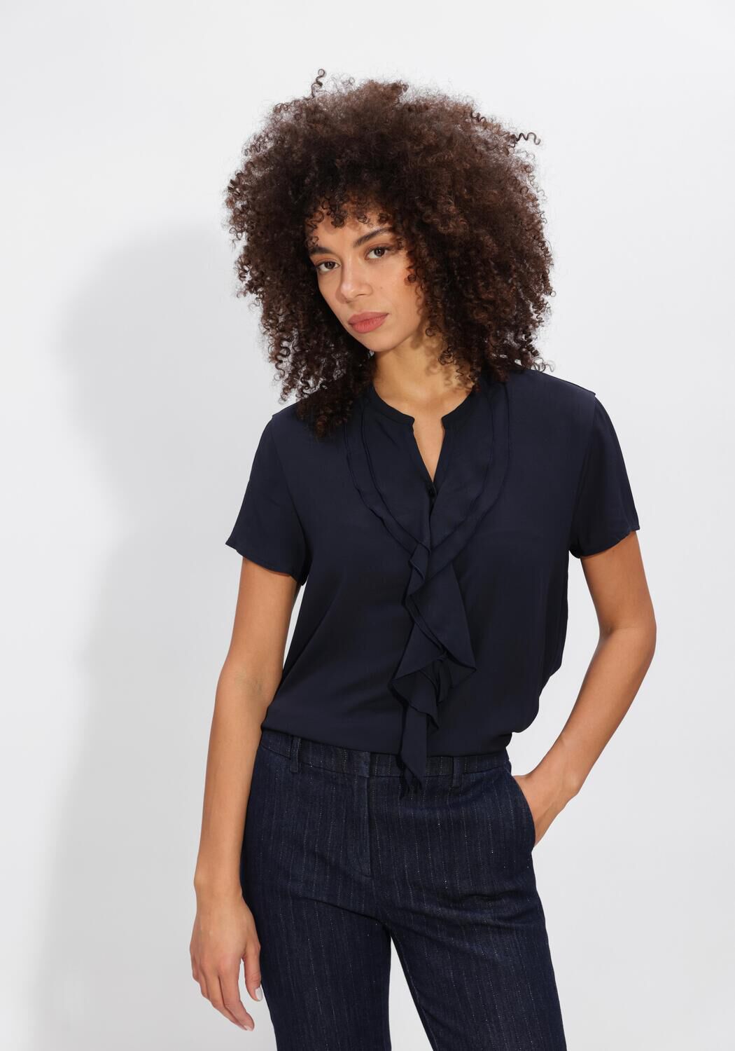 Donkerblauwe LUISA CERANO Top 338332/7599-00 - large