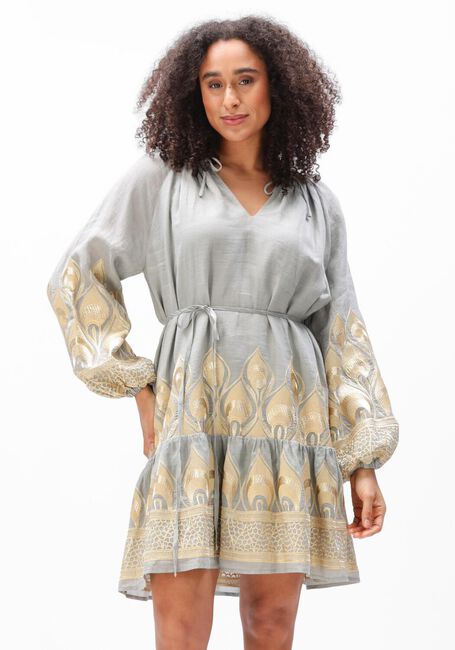Grijze GREEK ARCHAIC KORI Mini jurk S26K-4033173 - large
