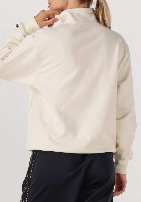 Creme MERCER AMSTERDAM Sweater THE MERCER QUARTER ZIP CONTRAST - large