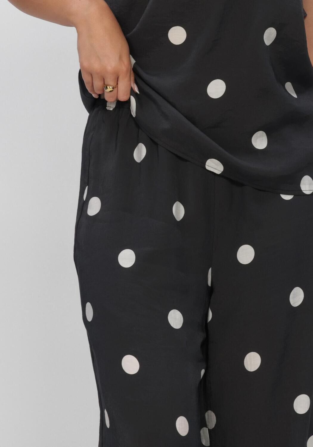 Zwarte COPENHAGEN MUSE Wijde broek CMFIE-PANTS - large