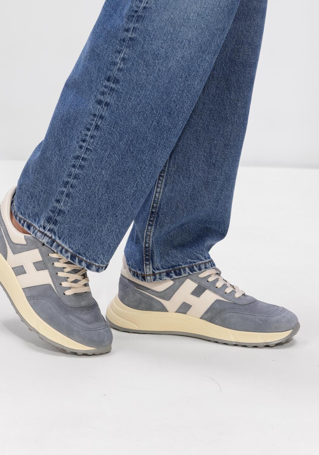 Blauwe HOGAN Lage sneakers HYPERLIGHT ALLACCIATO H - large