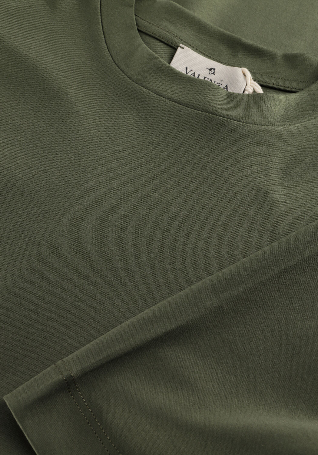 Donkergroene VALENZA T-shirt 1001 INTERLOCK SUPIMA TSHIRT - large