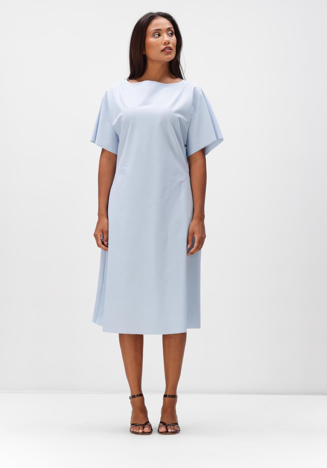 Japan Tky Midi Jurk Dames Lany, Maat: L, Kleur: Lichtblauw afbeelding 1