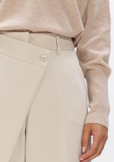 Ecru CAMBIO Wijde broek ANAIS WRAP FRONT - large