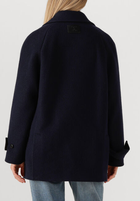 Donkerblauwe CLOSED Mantel CABAN JACKET - large