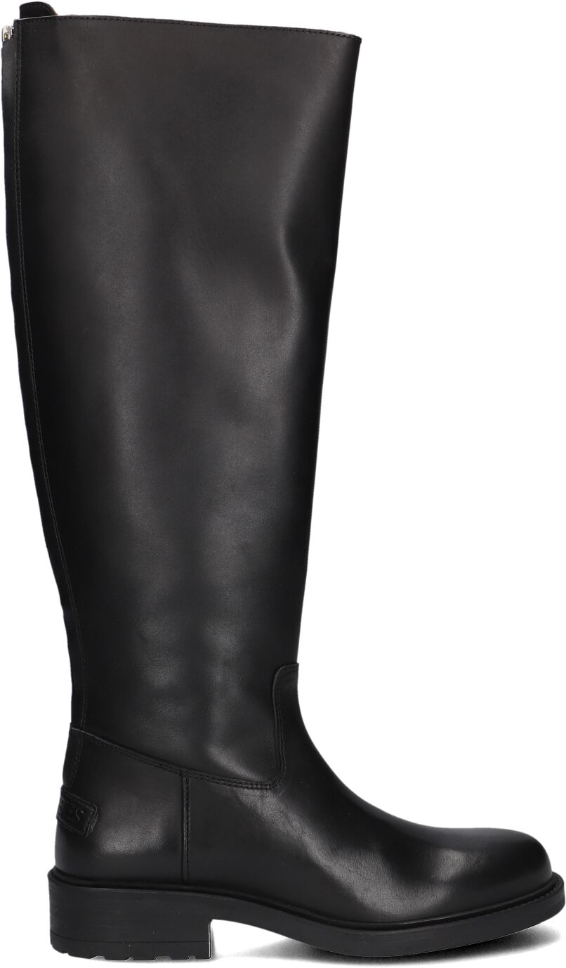 Shabbies Hoge Laarzen Dames Dean Tala, Maat: 37, Materiaal: Leer, Kleur: Zwart