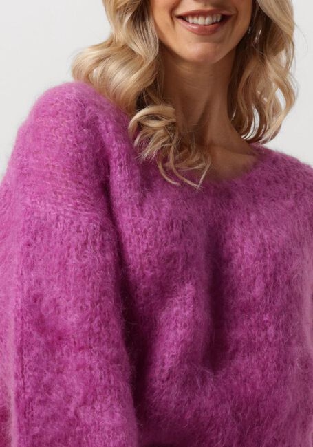 Paarse AMERICAN DREAMS Trui MILANA LS MOHAIR KNIT - large
