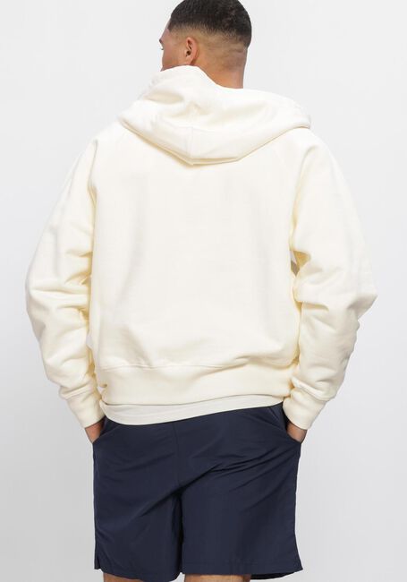 Ecru AMI PARIS Vest SMALL EMBOSSED ADC HOODIE WITH ZIP - large