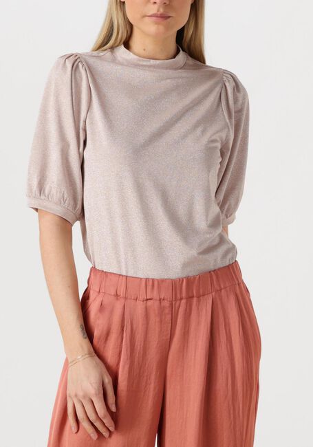Metallic SUMMUM Top SHORT SLEEVE TOP SOFT LUREX JERSEY - large