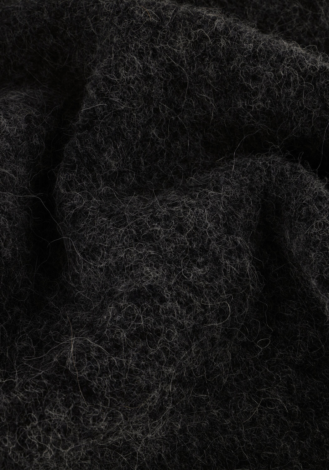 Grijze GESTUZ Mini jurk ALPHAGZ ROLLNECK DRESS - large