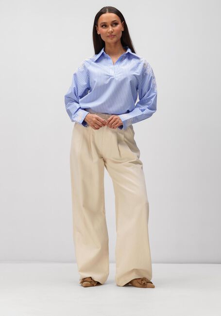 Lichtblauwe BRUUNS BAZAAR Blouses MESQUITEBBKALOE BLOUSE - large