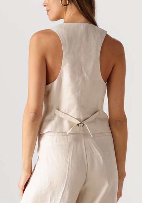Gebroken wit COPENHAGEN MUSE Gilet NATURE WAISTCOAT - large