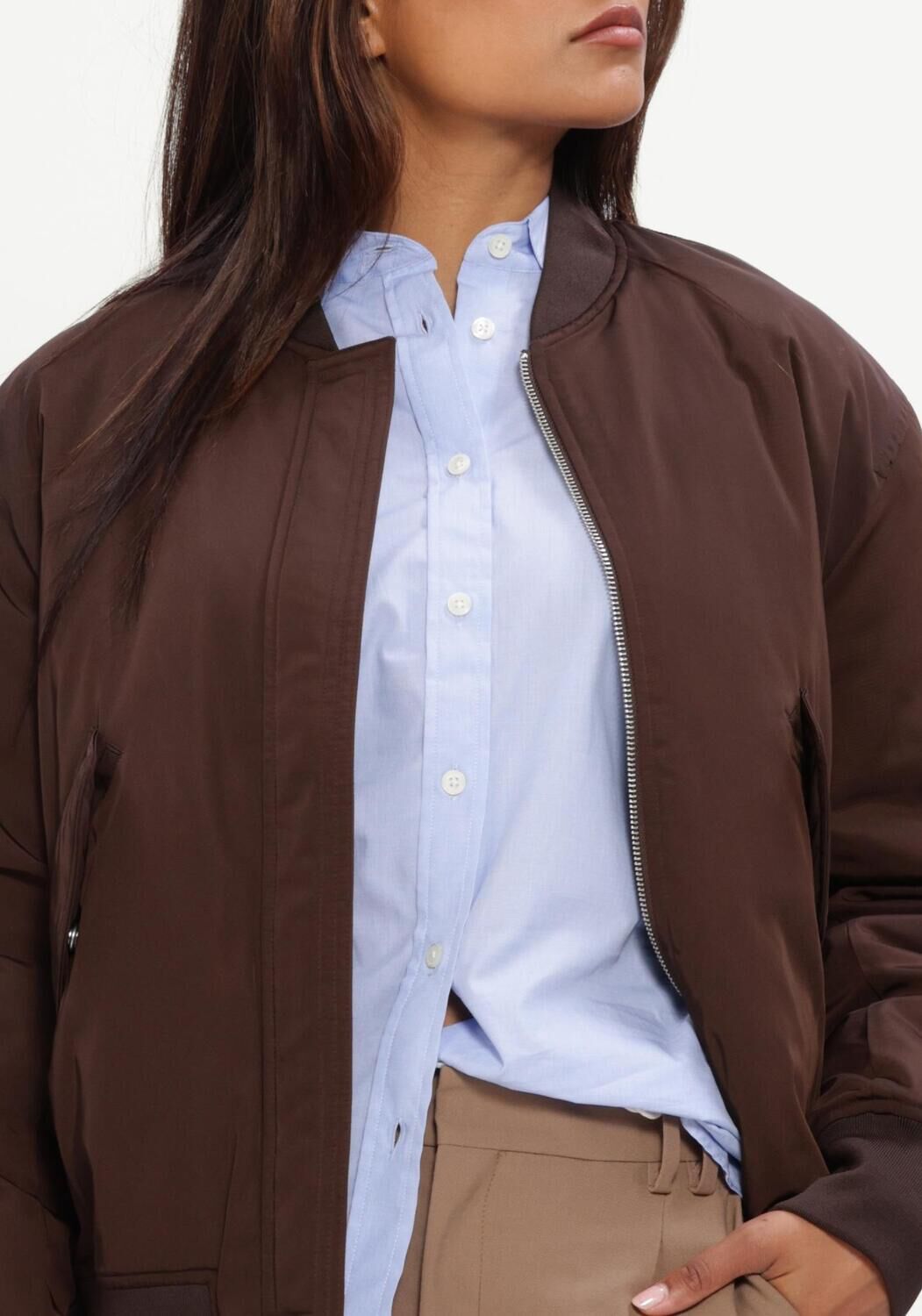 Bruine CLOSED Jack BLOUSON JACKET - large