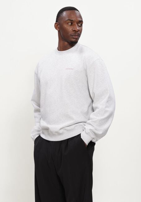 Grijze POCKIES Sweater MOVE SLOW CREW - large