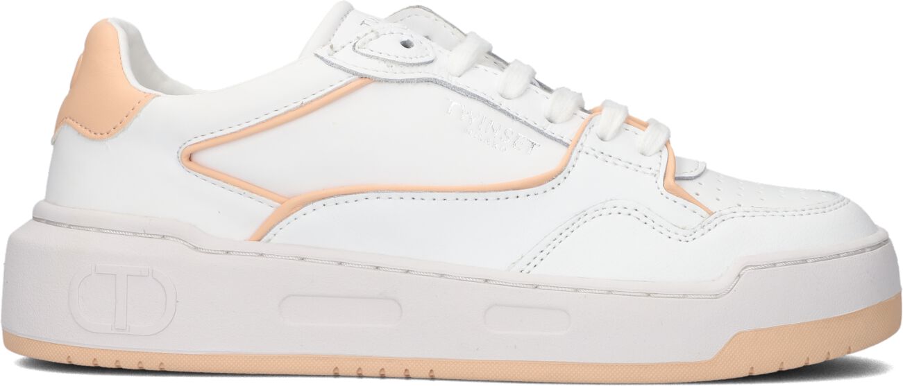 Twinset Milano Lage Sneakers Dames 231tcp080, Maat: 38, Materiaal: Leatherlook, Kleur: Wit