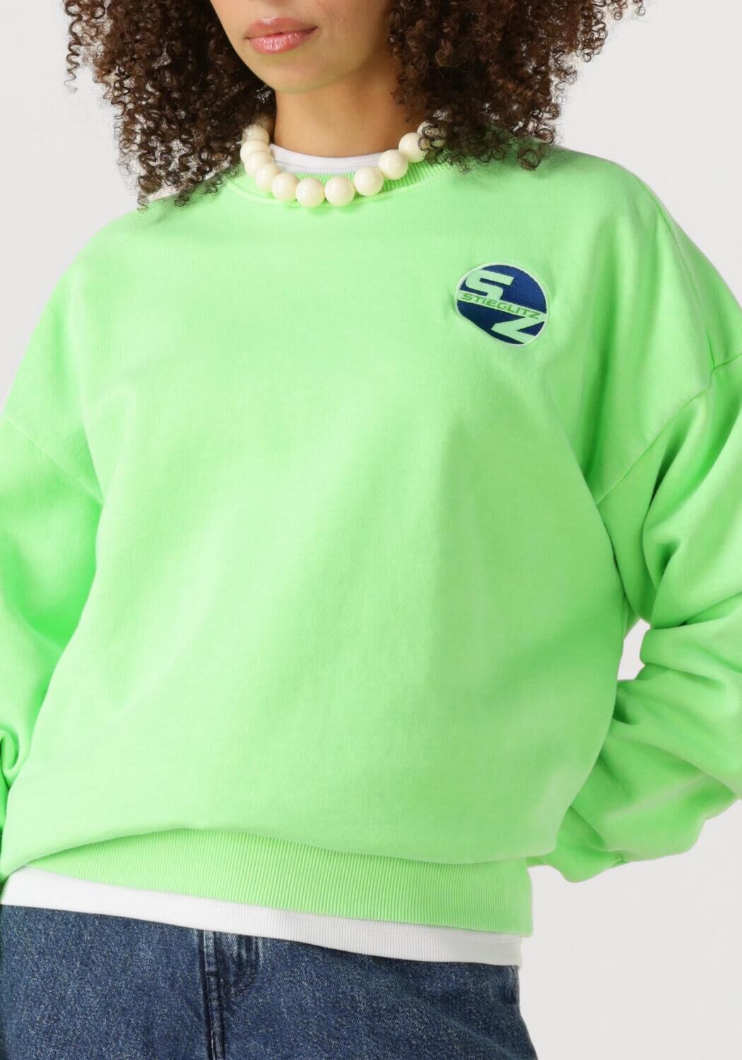 Lime STIEGLITZ Sweater CRUZ SWEATER2 - large