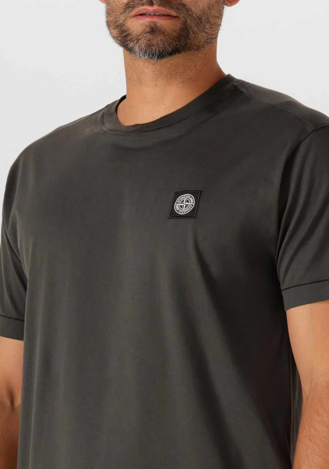 Grijze STONE ISLAND T-shirt SS T SHIRT - large