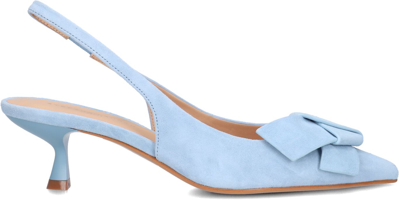 Stefano Lauran Slingbacks Dames St2642, Maat: 39, Materiaal: Suède, Kleur: Blauw afbeelding 1