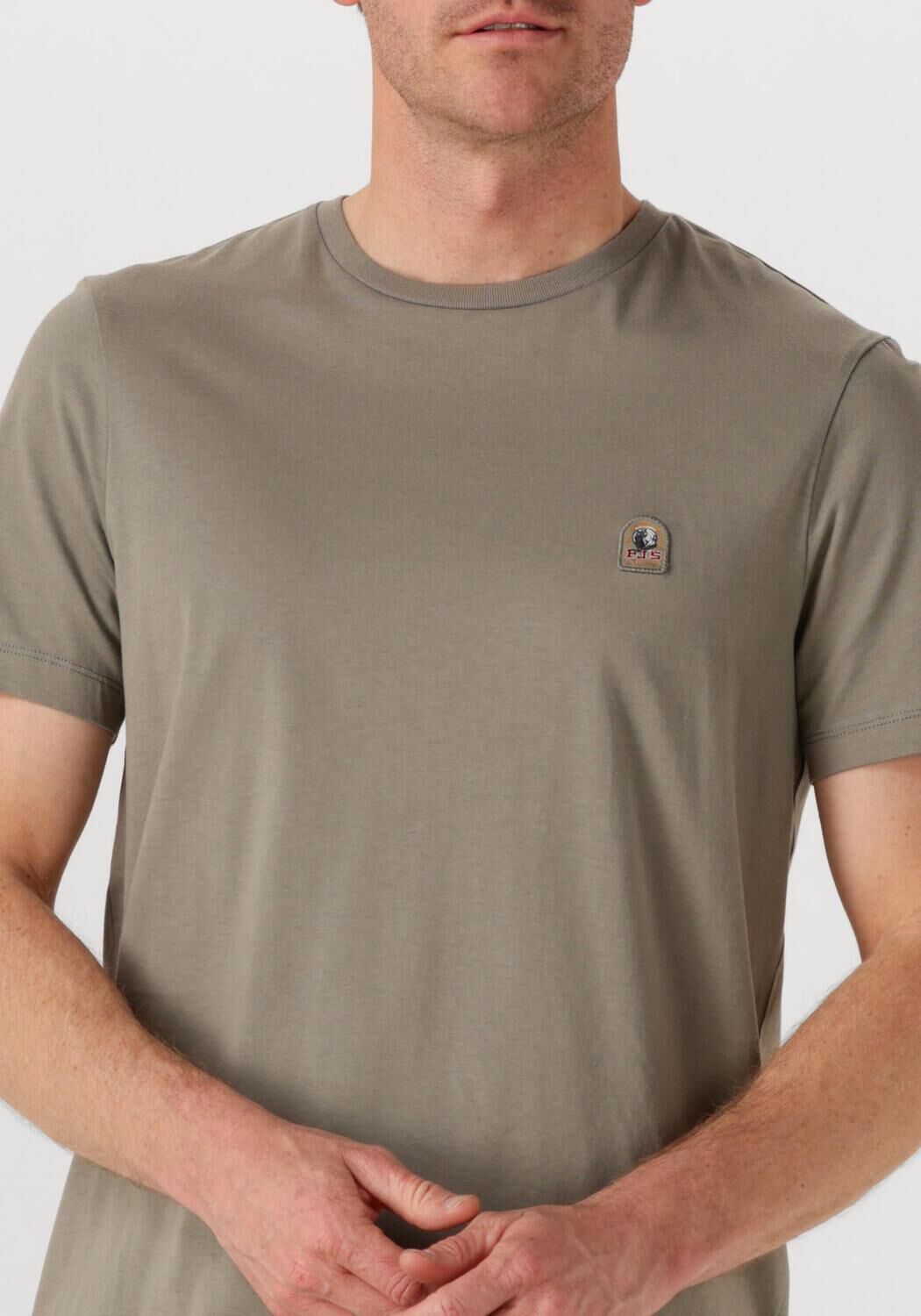 Khaki PARAJUMPERS T-shirt PATCH TEE - large