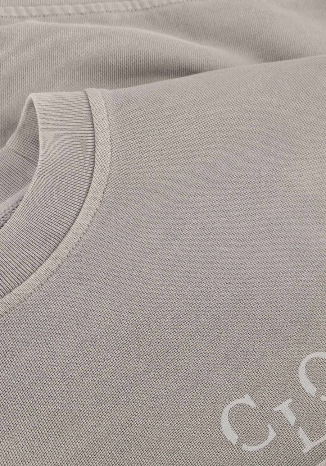 Lichtgrijze CLOSED Sweater PRINTED SWEAT SHIRT - large