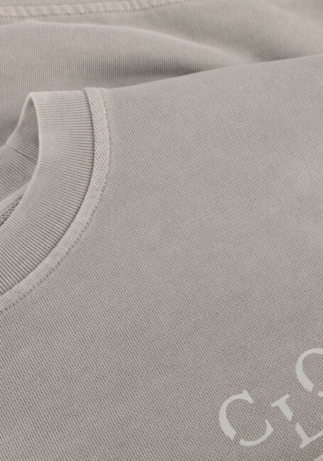 Lichtgrijze CLOSED Sweater PRINTED SWEAT SHIRT - large