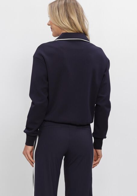 Donkerblauwe HOUSE OF GRAVITY Sweater CONTRAST ZIP CARDIGAN - large