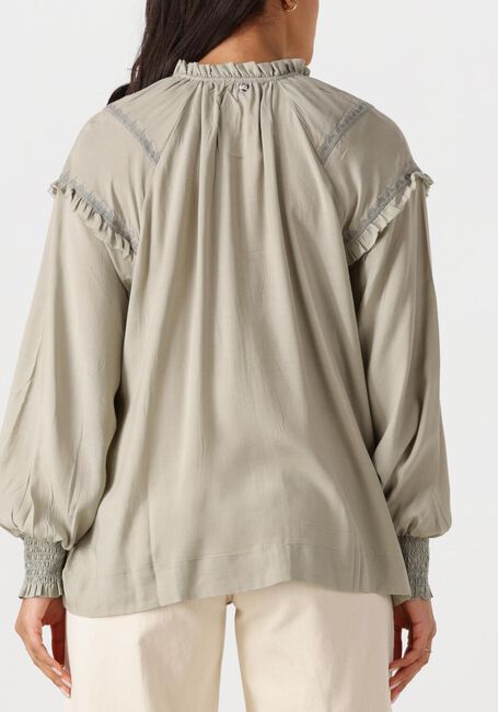 Beige MOS MOSH Blouses MMMARB SANSA EMB BLOUSE - large