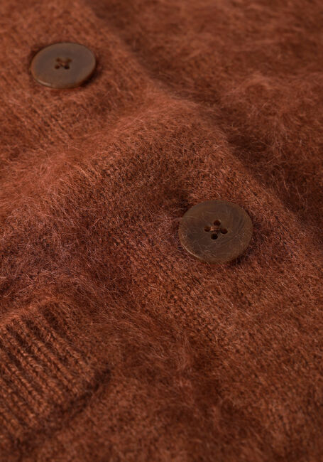 Bruine DOROTHEE SCHUMACHER Vest FLUFFY STATEMENTS CARDIGAN - large