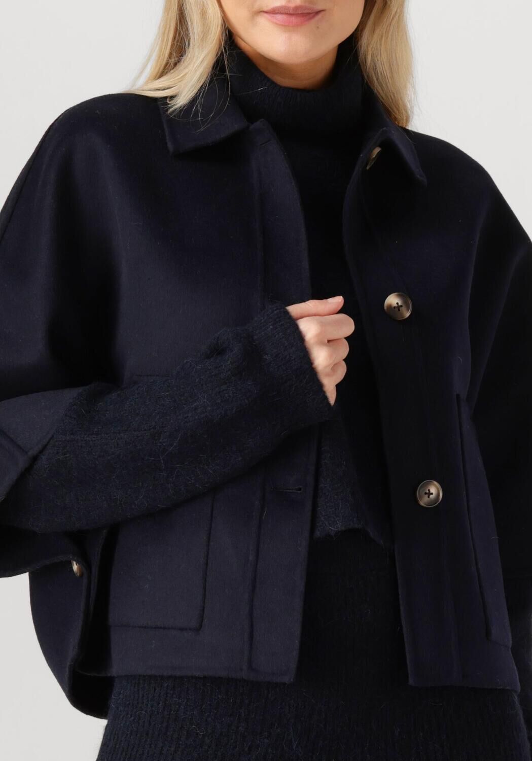 Blauwe DANTE6 Trui YURIA TURTLE NECK SWEATER - large