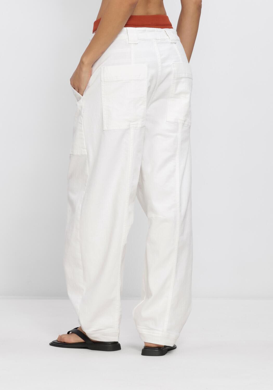 Witte CLOSED Wide jeans RHANNON - large