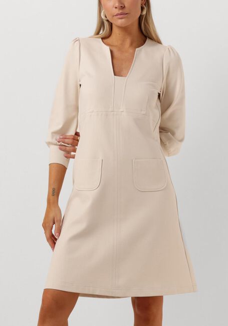 Witte SUMMUM Mini jurk DRESS WITH POCKETS PUNTO MILANO - large