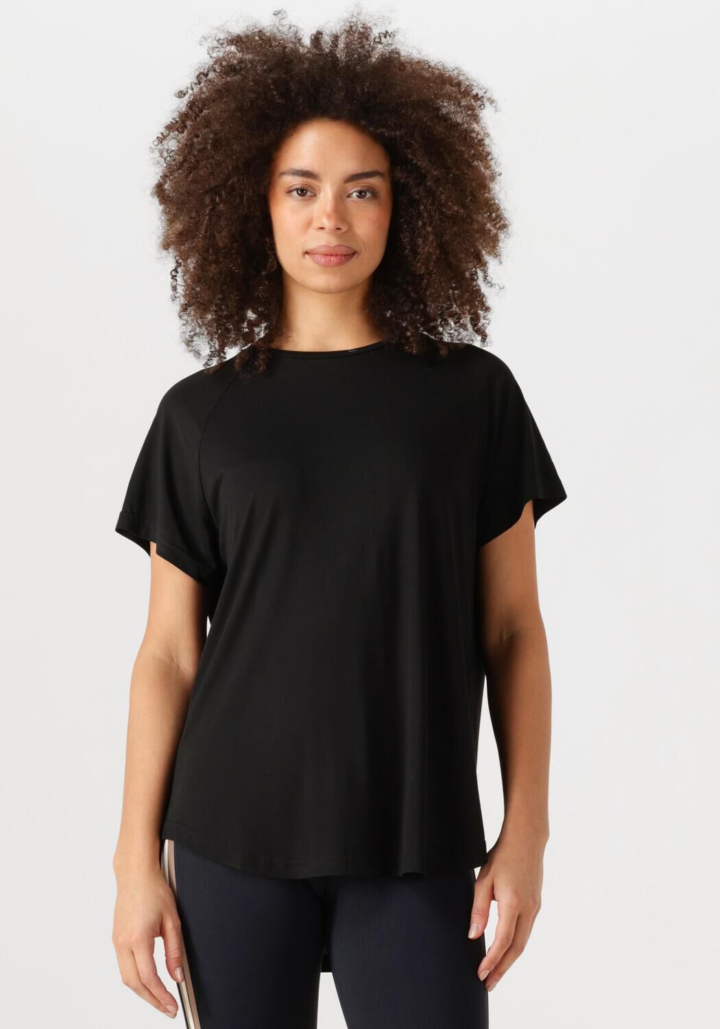 Deblon Sports T-Shirt Dames Feline Top, Maat: L, Kleur: Zwart