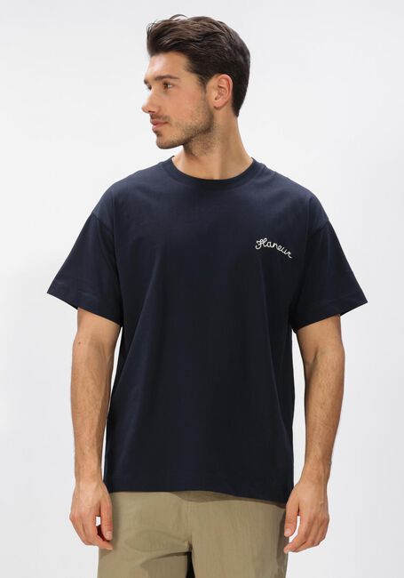 Donkerblauwe FLANEUR T-shirt SIGNATURE T-SHIRT - large
