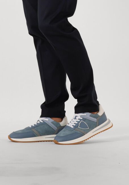 Blauwe PHILIPPE MODEL Lage sneakers TROPEZ 2.1 LOW MAN - large