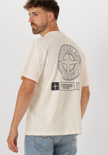 Witte STONE ISLAND T-shirt SS T SHIRT - large
