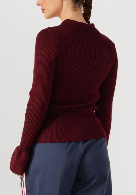 Bordeaux CO'COUTURE Trui BONNY POLO LONG SLEEVE - large