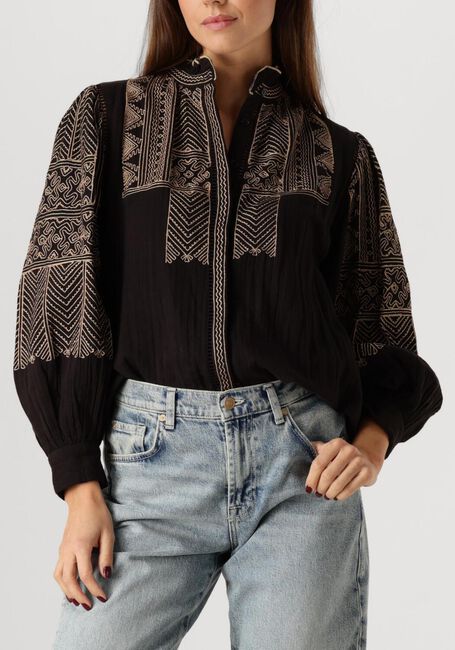 Zwarte ANTIK BATIK Blouses SVETLANA BLOUSE - large
